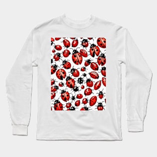 Cute lady bugs pattern gift ideas for all Long Sleeve T-Shirt